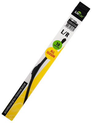 щетка с/о LivCar All Season бескаркасная, 22''/550 мм (12 адаптеров) арт. LCDV2255A