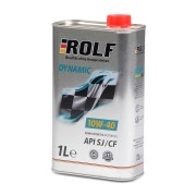 масло моторное ROLF Dynamic 10W40 SJ/CF п/син. 1л. 322235
