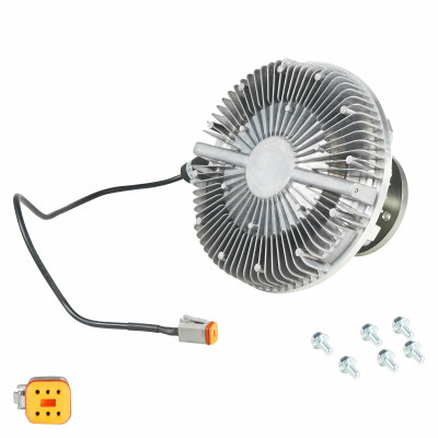 муфта вязкостная (вискомуфта) в сборе LUZAR для а/м Renault Trucks Premium I (96-)/Kerax (01-) (эл. упр., без крыльч.) LMC 0902