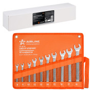 набор ключей AIRLINE комбинир. 10 предм. (8,9,10,12,13,14,15,16,17,19мм) сумка AT-10-46