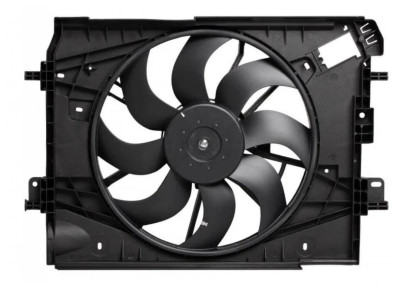 электровентилятор охлаждения LUZAR Lada Vesta (15-)/ Renault Logan II (12-) A/C+ (с кожухом) LFK 0979