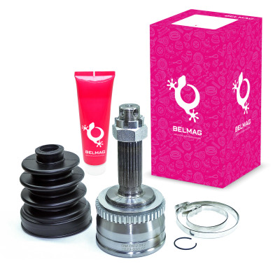 ШРУС БелМаг Hyundai Getz (02-10); Kia Rio (II 05-11) (ABS+) MT ABS+ наружн. (ОЕМ 495001C351) BM.OCJ.012