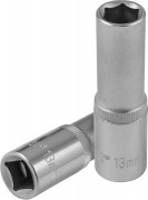 головка JonnesWay глубокая торцевая 1/2"DR шестигранная 13мм арт.S04HD4113