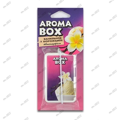 ароматизатор Aroma-box подвесной Ванильное мороженое В-01 1566