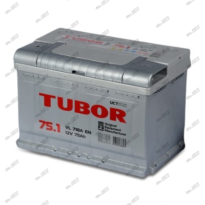 аккумулятор TUBOR OEM 75 А/ч 710А (242*175*190) 75.1L