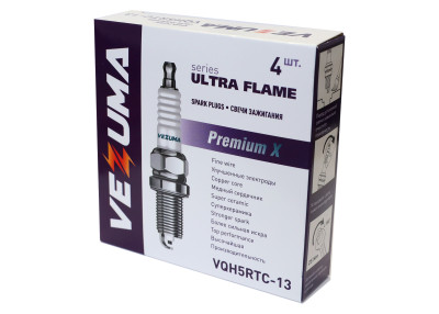 свечи VEZUMA для а/м FORD / VOLVO (упак. 4 шт.) "Premium X" арт. VQH5RTC-13