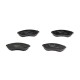 колодка TRIALLI CHEVROLET Aveo 1.2-1.4 06- передняя PF 062101 (OEM 96534653)