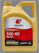 масло  моторное IDEMITSU 5W40 SN/CF син. 4л 30011333-746 (30015048-746)