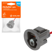 колодка соединительная AIRLINE 1 pin с проводами для датчика давления масла Toyota AECC015