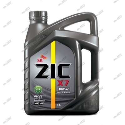 масло моторное ZIC X7 10W-40 Diesel 6л.