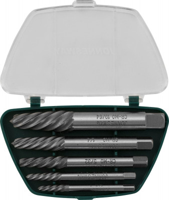 набор экстракторов JonnesWay 5 предм. "съемник шпилек" 5/64"-19/64" арт.AG010049