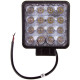 фара светодиодная SKYWAY OFF ROAD 105*105мм квадратная 12V/24V 48W 6000К SKYWAY 16 диодов Дальний свет S07201015