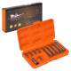 набор бит вставок AIRLINE SPLINE 3/8” (30мм и 75мм, M5-M12) с держ. ½” DR, 11 предм. в кейсе AT-B-50