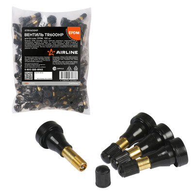 вентиль для б/к шин AIRLINE TR600HP, (в уп.100 шт.) ATRV600HP