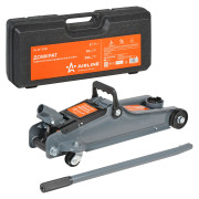 домкрат AIRLINE подкатной гидравлический 2т низкопрофильный в кейсе (MIN - 90 мм, MAX - 340 мм) AJ-2F-310K