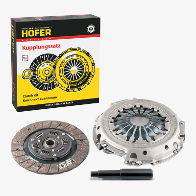 комплект сцепления HOFER для а/м RENAULT Logan 1,6/ LADA Largus 16V (КПП JR5) б/подшип. HF 530 098