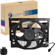 электровентилятор кондиционера LUZAR для а/м BMW 3 (E46) (98-) (с кожухом) (LFAC 2618)