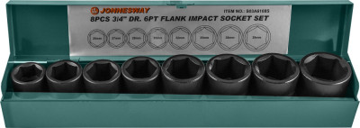 набор Jonnesway 8пред. ударных торцевых головок 3/4"DR 26-38мм 48531