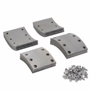 накладка торм. колодки TRIALLI для а/м КамАЗ 5511 Р/К 8 шт. R1 с закл. (4 дл./4 кор.) BLT 0702