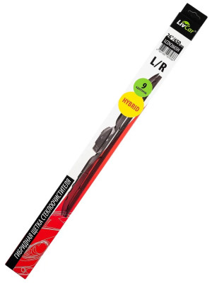 щетка с/о LivCar Hybrid гибридная 26''/650 мм (11 адаптеров) арт. LCDV2665H