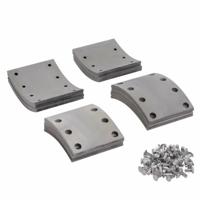 накладка торм. колодки TRIALLI для а/м КамАЗ 5511 Р/К 8 шт. R1 с закл. (4 дл./4 кор.) BLT 0702