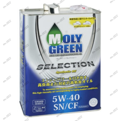 масло  моторное MOLY GREEN SELECTION 5W-40 SN/CF  4л 0470089
