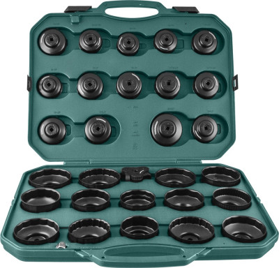 съемник масляного фильтра JonnesWay "Чашка" набор 30 предм. арт.AI050004A