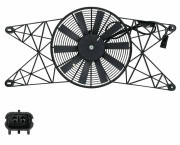 электровентилятор кондиционера LUZAR для а/м ГАЗель Next (21-)/ГАЗель NN (21-) (с кожухом) LFAC 0322