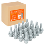 болт колесный AIRLINE M12x1,25x19x58, конус с шайбой, кл.17, дакромет для а/м Peugeot/Citroen ABLT007