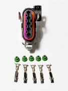 колодка соединительная AIRLINE 5 pin с проводами для генер. Cummins ISBE (с запор.скобой) для КАМАЗ 65115, ПАЗ 3204 AECC149