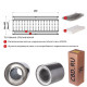 Пламегаситель 10025057 (d100, L250, под трубу d55)мм из нерж.стали CBD PLIN137
