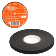 изолента AIRLINE для жгутирования проводки 9 мм*25 м, антискрип, на осн. флиса ADFT009