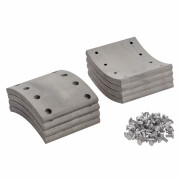 накладка торм. колодки TRIALLI для а/м МАЗ 6422 Р/К 8 шт. R1 с закл. 160х187,5 BLT 1211