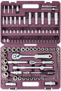набор инстр. THORVIK универсальный 108 предметов, 1/4", 1/2"DR головки 12-гран. в кейсе арт.UTS0108/12