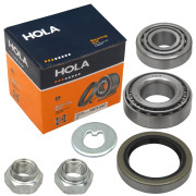 ремкомплект ступицы HOLA для а/м LADA 2101-07 передний (2 подш+сальник+гайка) NB701SET