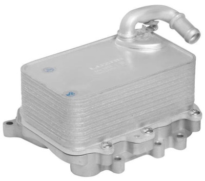 радиатор масляный LUZAR для а/м в сборе с фланцем VW Touareg II (10-)/Audi A6 (11-) 3.0D (LOс 1839)