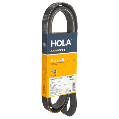 ремень HOLA поликлиновой 6PK1600 для а/м HYUNDAI Creta II 2.0 (G4NL); VW Tiguan 1.4 (CAVD,CTHD) (-AC) PH5971