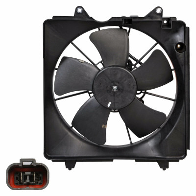 электровентилятор охлаждения LUZAR для а/м Honda Civic 5D (06-) 1.8i (с кожухом) (LFK 2305)