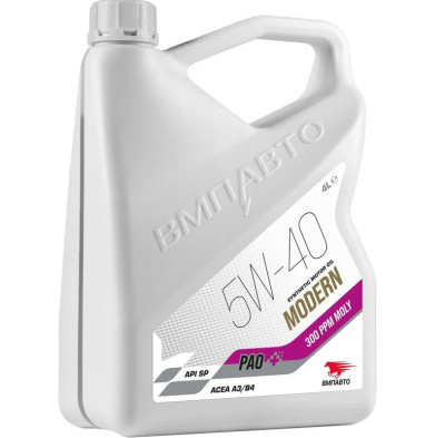 масло моторное ВМПАВТО Modern 5W-40 (A3/B4, SP) синт. 4л 9315