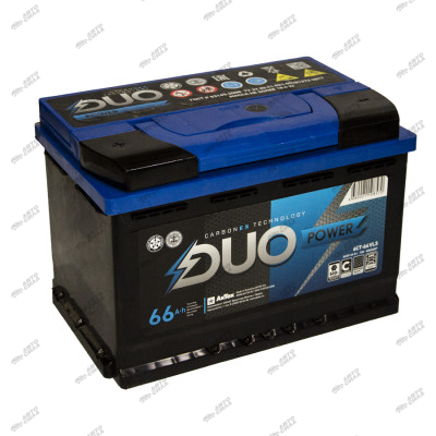 аккумулятор DUO POWER 66 А/ч 650A (278х175х190) 6СТ-66 LЗ