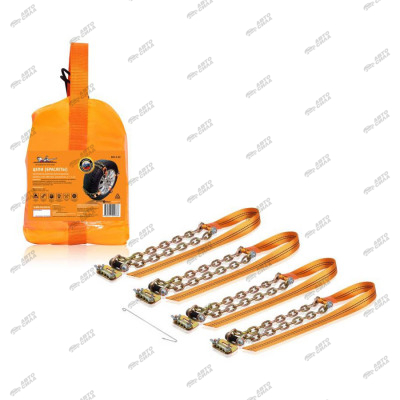 Браслеты (цепи) противоскольжения на колеса AIRLINE для внедорож.(колёса 235-285 мм), усилен, к-т 4 шт. в сумке ACB-S-02