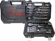 набор инстр. LION TOOLS универсальный 82 предмета 6 гран. 1/4", 1/2"DR в кейсе арт.LNB-82