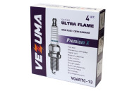 свечи VEZUMA для а/м Ford Fiesta, Focus, Mondeo, Transit / Mazda 3, 6, MPV, Tribute /- Volvo S80, V70 (упак. 4 шт.) "Premium X" арт. VQ6RTC-13