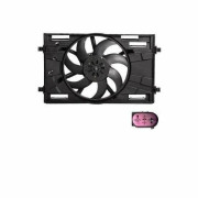 электровентилятор охлаждения LUZAR для а/м Skoda Octavia A7 (13-)/VW Tiguan II (16-) (с кожухом) (тип Magna) (LFK 1814)