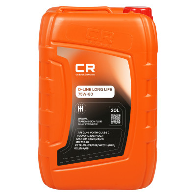 масло трансмиссионное Carville Racing для МКПП D-LINE Long Life 75W-80 20л арт. L1G02025