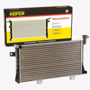 радиатор алюминиевый HOFER для а/м 21214 HF 708 414