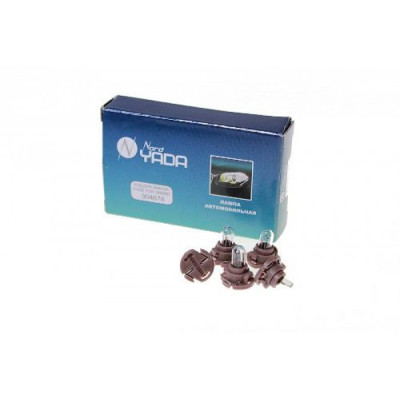 лампа Nord YADA T5 12V (1.2W) б/ц с усами в коричневом патроне (панель приборов) 904678