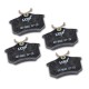 Колодки LYNX(AUDI A4 1.8-3.0 95-04/A6 1.8-4.2 98-05,SEAT Ibiza 1.8-2.0 93-99,VW Golf III 1.6-2.9 91-97) задние, BD-8002