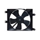 электровентилятор кондиционера LUZAR Lacetti с кожухом  LFAC 0541, 96553241