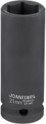 головка JonnesWay ударная глубокая торцевая 1/2"DR шестигранная 21мм арт.S03AD4121